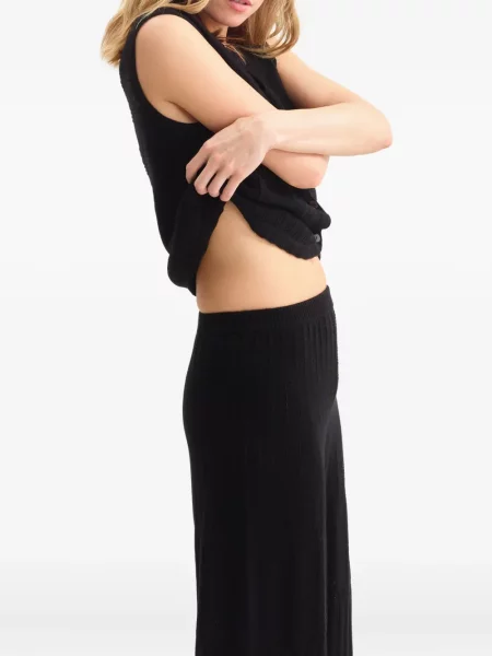 Pantaloni Eres tricotate negru