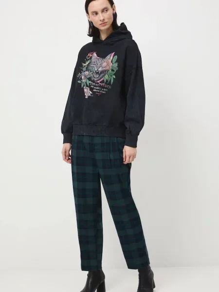 Кофта Medicine з капюшоном з принтом сірий