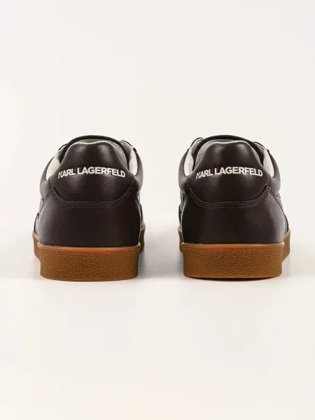 Кожаные кроссовки Karl Lagerfeld коричневые