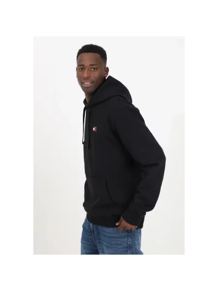 Bluza Tommy Jeans Reg Badge Hoodie Black M czarne