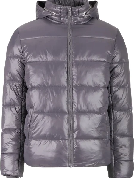 Urban Classics Zimní bunda tmavě fialová
