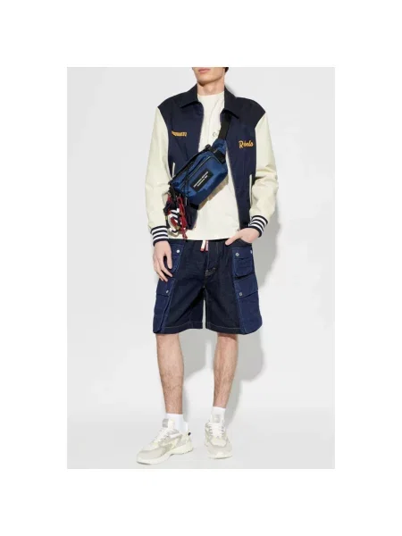 Szorty jeansowe Dsquared2 niebieskie