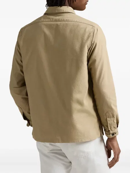 Λινένιος καρό κάλτσες Polo Ralph Lauren τσέπες στο στήθος μαύρο