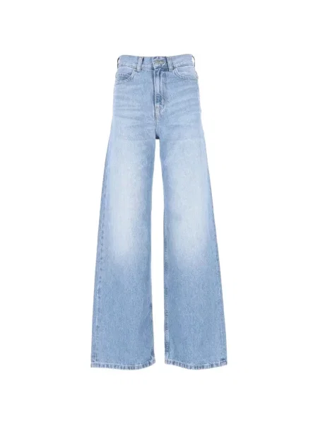 Blugi cu picior larg Carhartt Wip albastru