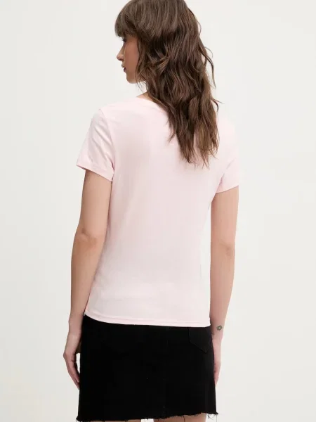 Tommy Jeans tričko růžové