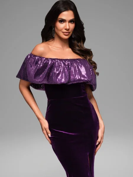 Rochie Edoti violet