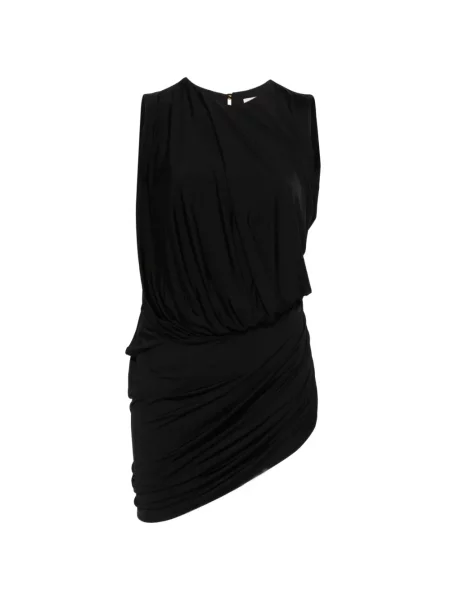 Decora top Abadia drapat negru
