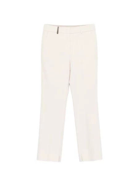 Pantaloni Peserico alb