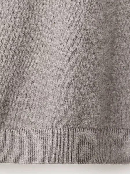 Sweter ze bawełnianej cienkiej dzianiny średni Dzieci lata MANGO KIDS brązowy