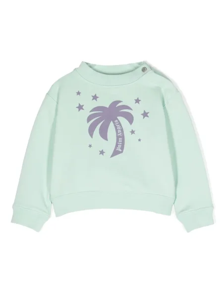 Bluza dziecięca Palm Angels zielona
