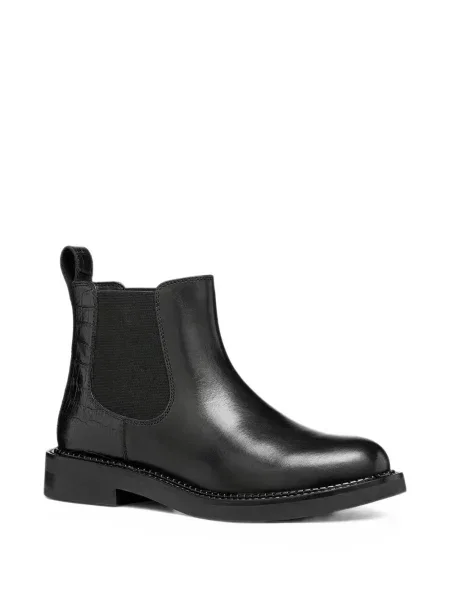 Cizme scurte Geox din piele negru