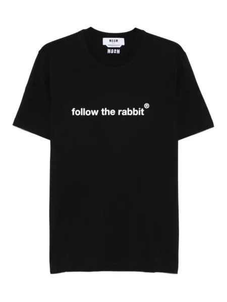 Tricou Msgm cu imagine negru