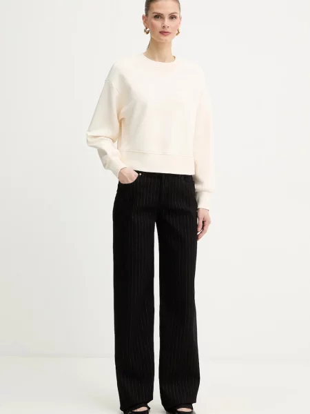Armani Exchange bluza beżowa