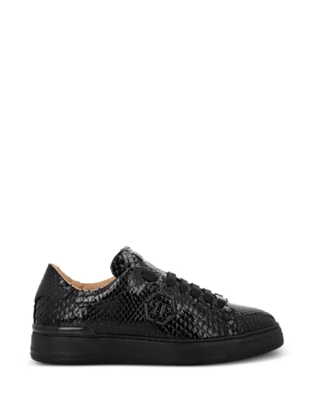 Sneakerși Philipp Plein din piele negru