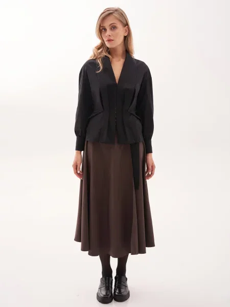 Спідниця максі КОБЗАРТ коричневий