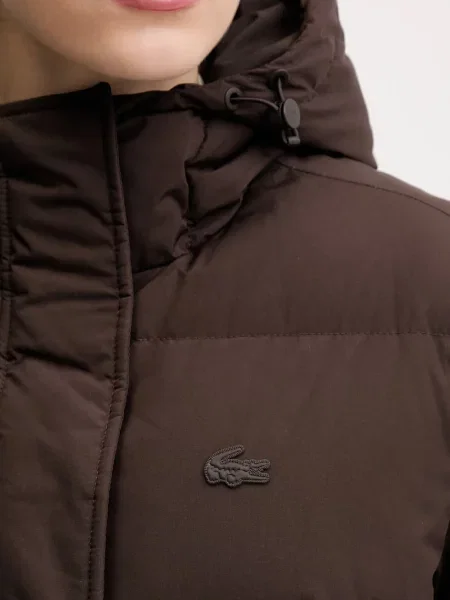 Пуховик Lacoste коричневый