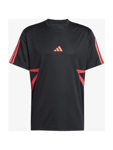 Koszulka adidas House Of Tiro Colorblock czerwona M czarna