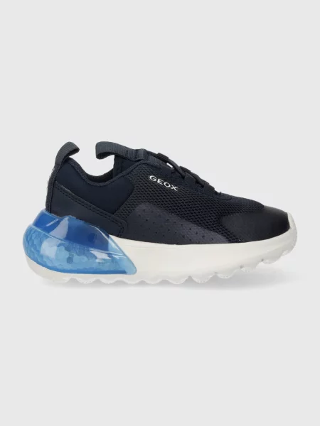 Buty juniorskie Geox Activart Illuminus navy niebieskie