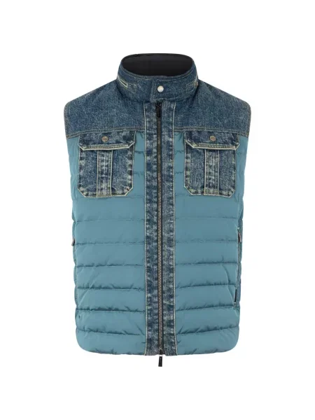 Vestă denim Moorer albastru