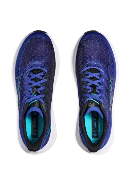Sneakerși Hoka cu imagine albastru