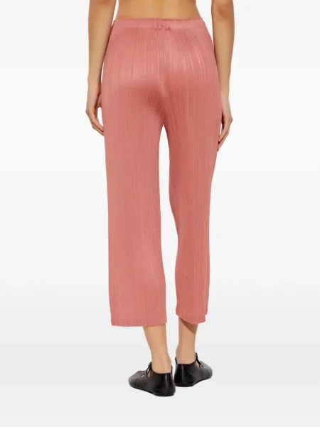 Плисирани панталон Pleats Please Issey Miyake розово