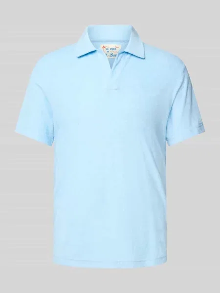 Koszulka polo o kroju slim fit z dekoltem w serek model ‘JEREMY TERRY’ Mc2 Saint Barth