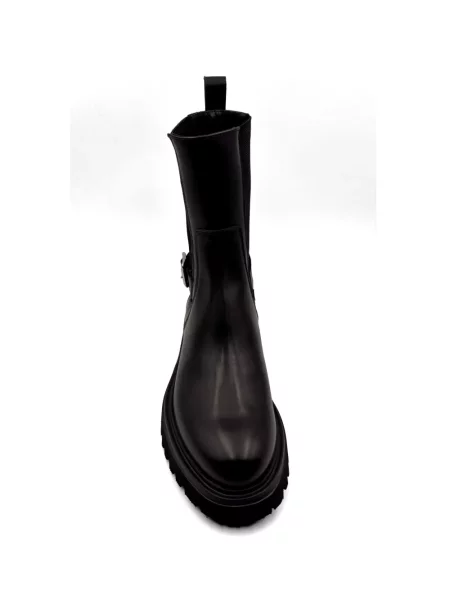 Botine Guglielmo Rotta cu platformă cu cataramă negru