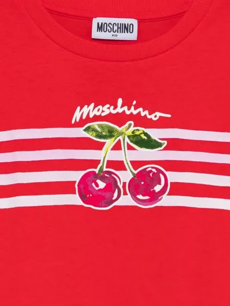 Koszulka dziecięca Moschino czerwona