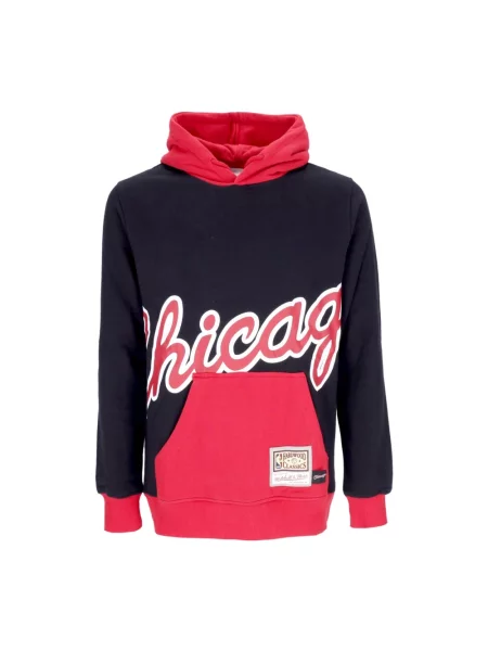 Bluza z kapturem Mitchell & Ness z kapturem czarna