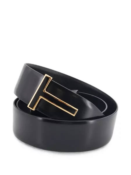 Cu centură curea Tom Ford cu cataramă negru