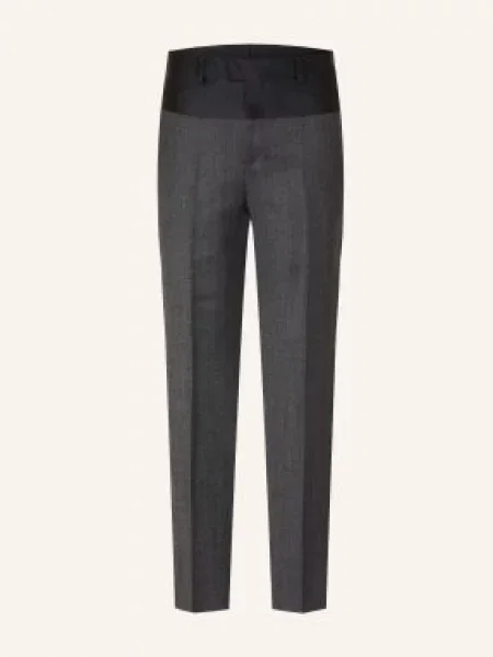 Hugo Kalhoty Hogan Extra Slim Fit dark grey šedé
