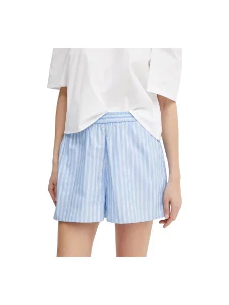 Ivy Oak szorty PIPER ANN wzorzyste high waist niebieski