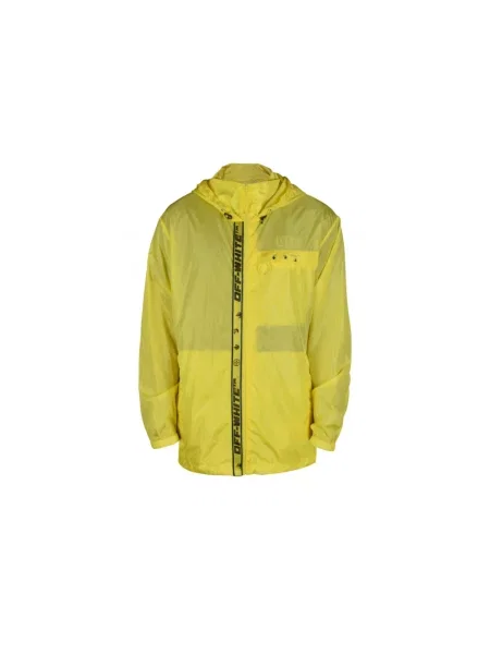 Wiatrówka Off-white z logo biała