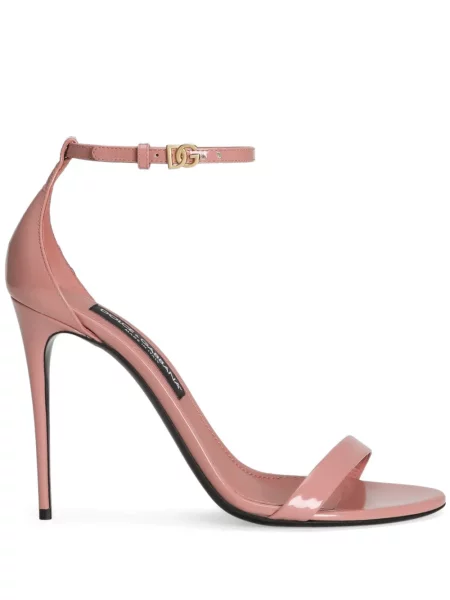 Sandale Dolce & Gabbana din piele roz