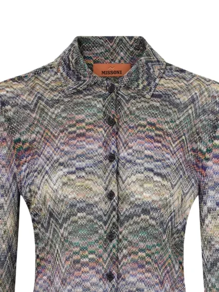 Cămașă Missoni tricotate gri