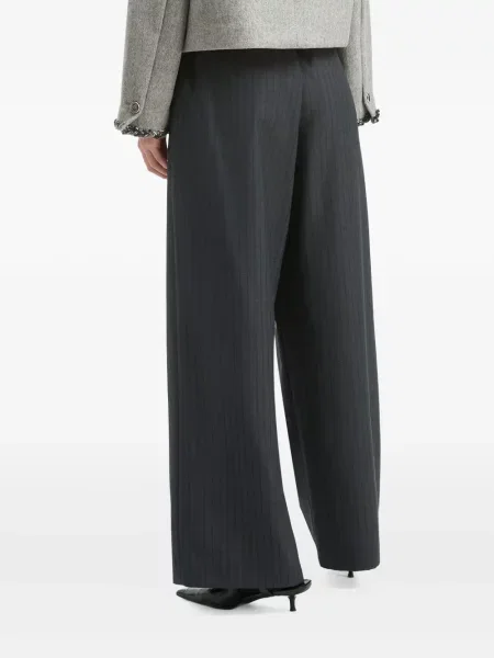 Pantaloni B+ab cu dungi gri