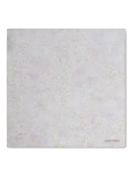 Fular Alberta Ferretti cu imagine roz