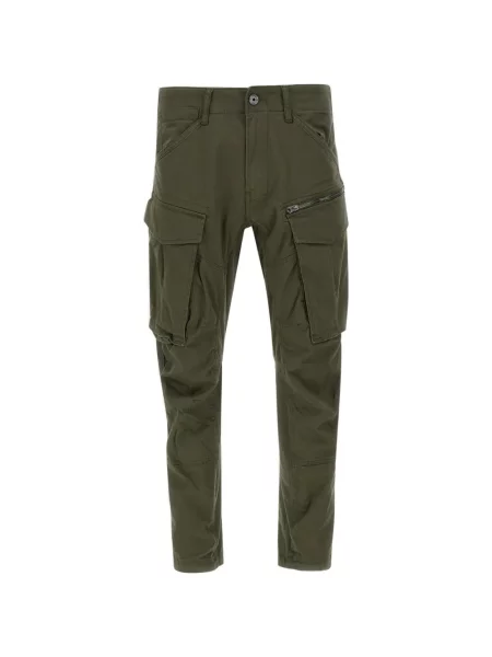 Pantaloni G-star Raw conici verde