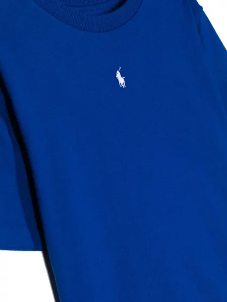 Koszulka polo dziecięca Polo Ralph Lauren niebieska