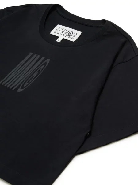 Koszulka dziecięca Mm6 Maison Margiela czarna
