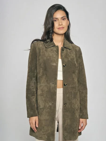 FREAKY NATION Palton de vară Lederjacke kaki