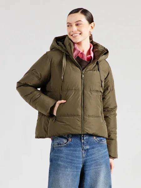 VERO MODA Žieminė striukė alyvuogių