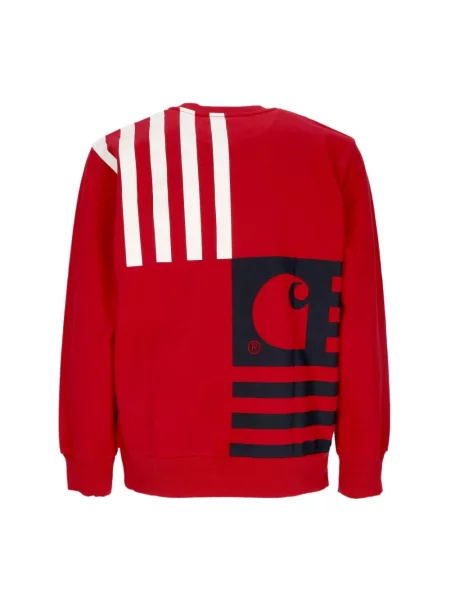 Bluza Carhartt Wip z kołnierzem czerwona