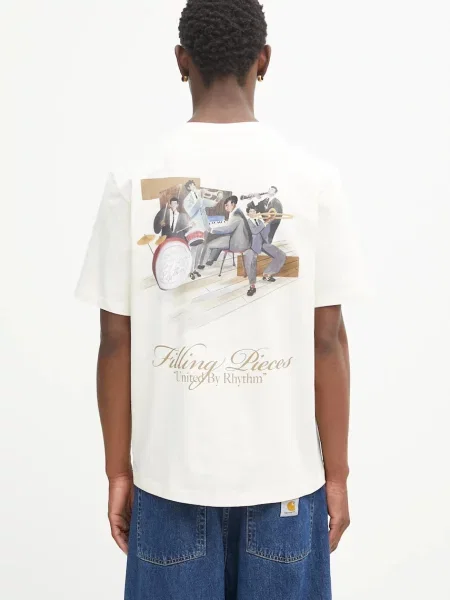 Kratka majica Filling Pieces Band bež