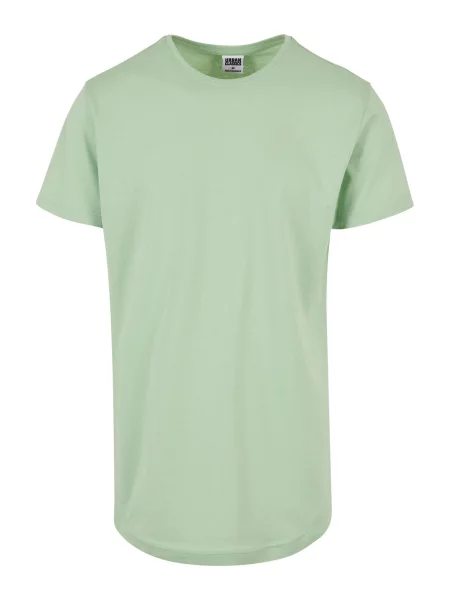 Tricou Urban Classics Big & Tall retro lung verde