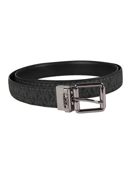 Pasek Michael Kors z logo czarny