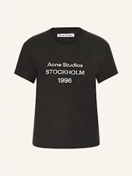 Acne Studios T-Shirt schwarz czarna