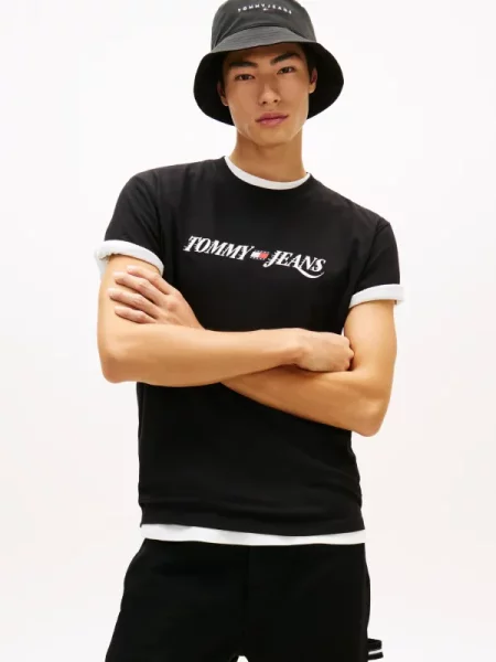 Tommy Jeans Póló fekete