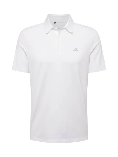 ADIDAS GOLF Funkční tričko stříbrně šedá bílá