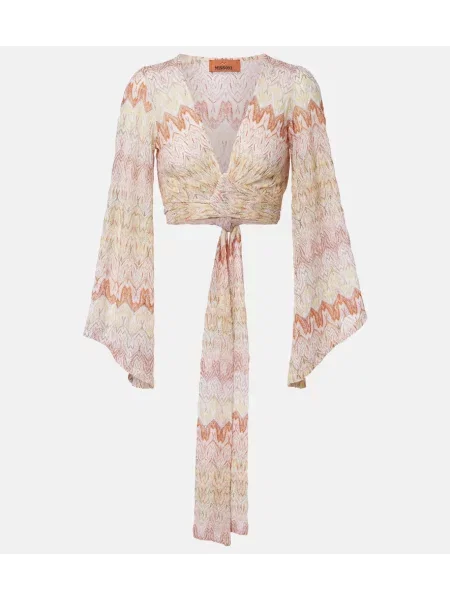 Top Missoni portocaliu